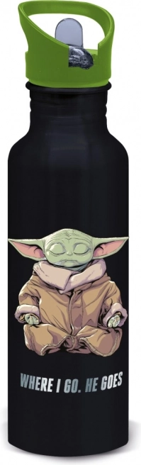 Hliníková fľaša Vegas s motívom Mandalorian: Grogu