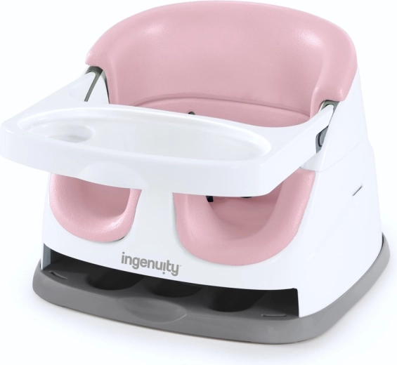 Ingenuity podsedák na stoličku 2v1 Baby Base Peony