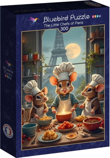 Puzzle Bluebird Malí kuchári z Paríža 300 dielikov