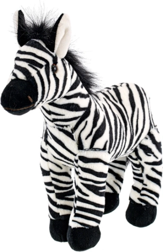 Plyšová zebra 28 cm pre bábätká