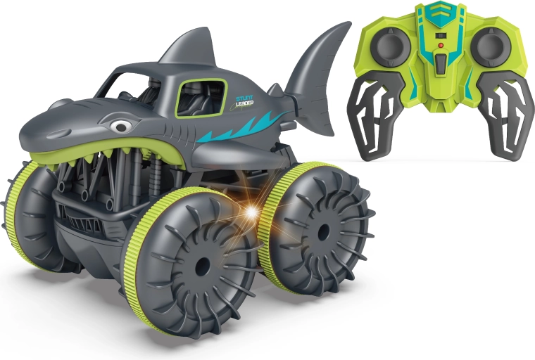 RC obojživelná auto Žralok 1:18 – zelené