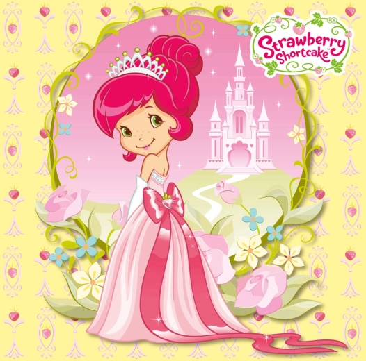 Akim štvorcové omaľovánky Jahôdka (Strawberry Shortcake) - 1 kus