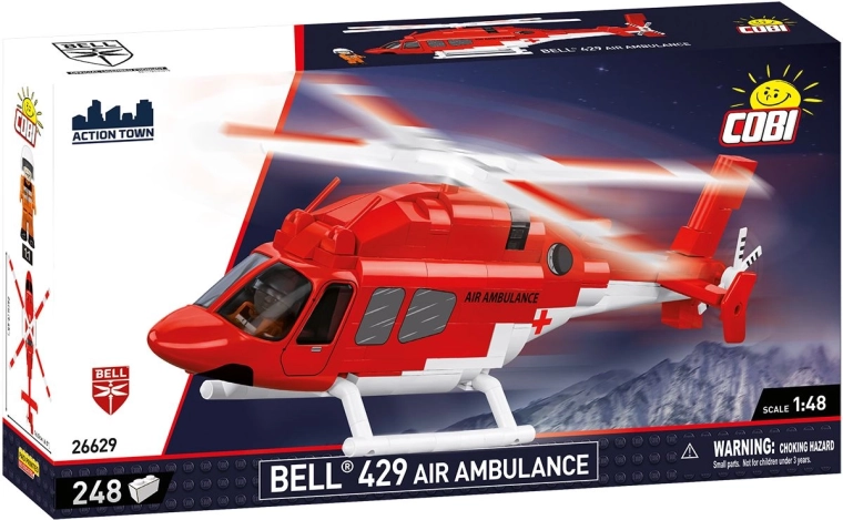 Cobi Bell 429 letecká záchranka 1:48 (248 dielikov)