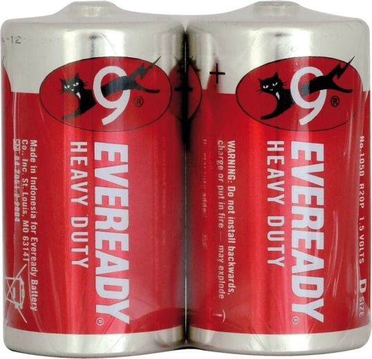 Energizer Eveready Heavy Duty Red batérie D R20 1,5 V, 2 ks
