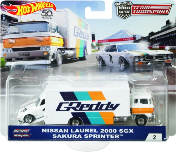 Hot Wheels tímový nákladiak 1:64 prémiová kolekcia