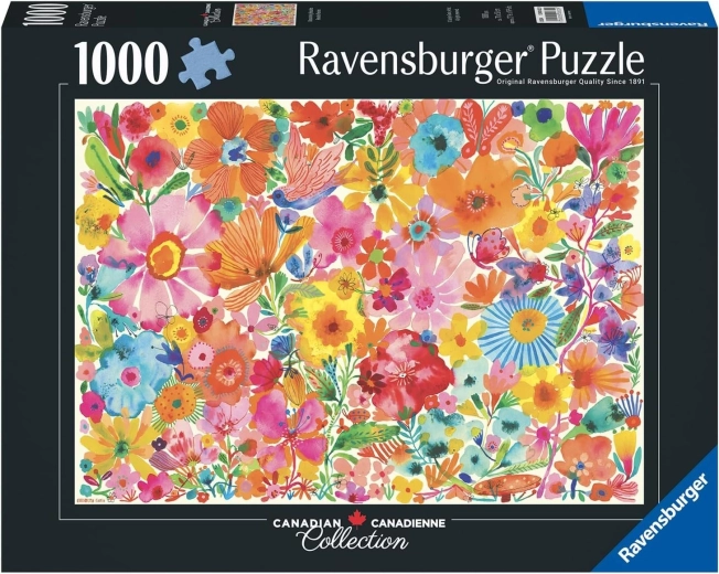 Ravensburger puzzle Canadian Collection: kvitnúce krásky 1000 dielikov