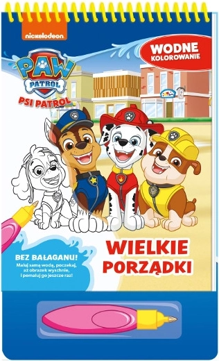 Labková patrola vodné omaľovánky – Veľké upratovanie
