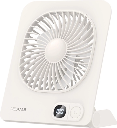 USAMS magnetický stolný ventilátor biely