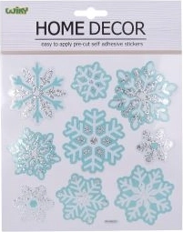 Vianočná dekorácia na stenu a okno