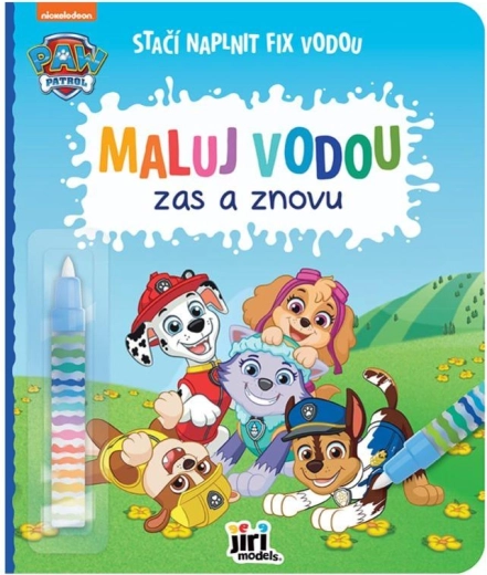Knižka Maľuj vodou Tlapková patrola