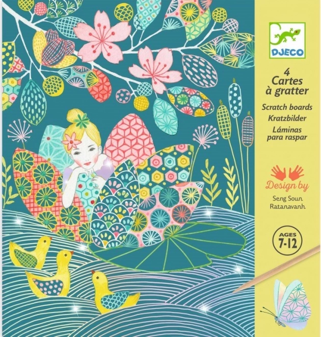 Vyškrabávacie obrázky Jazerná víla DJECO