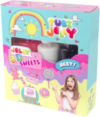 Tubi Jelly set 3 farby - Sweets