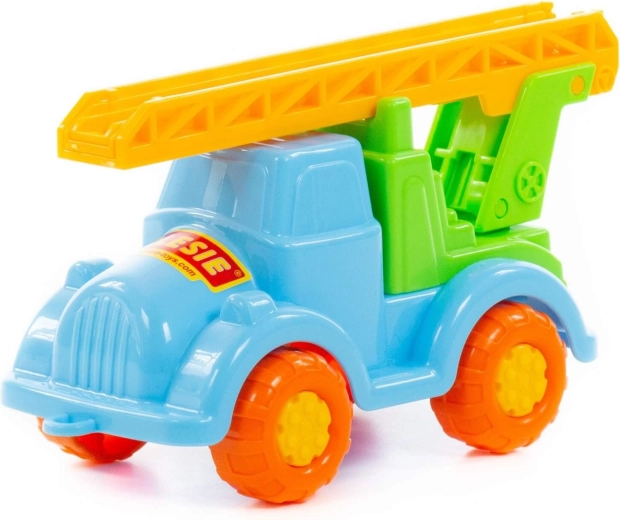 Auto borka hasičské autíčko s rebríkom - 1 kus