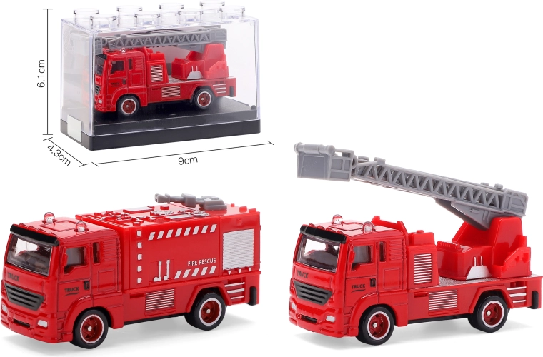 Kovový model hasičského auta 1:64 – viac variantov