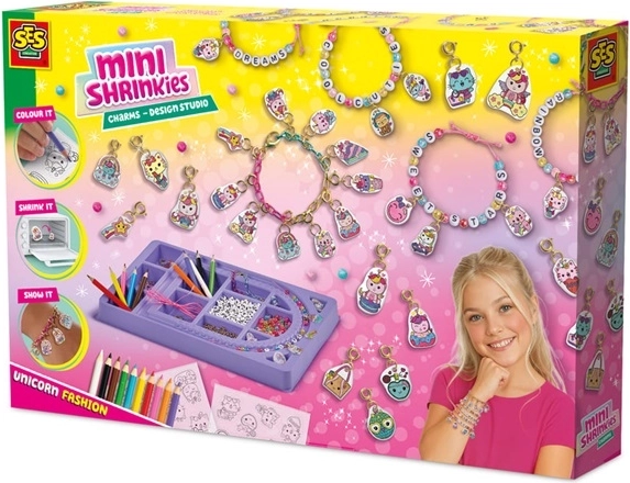 SES Mini Shrinkies Studio – kreatívna sada na výrobu príveskov
