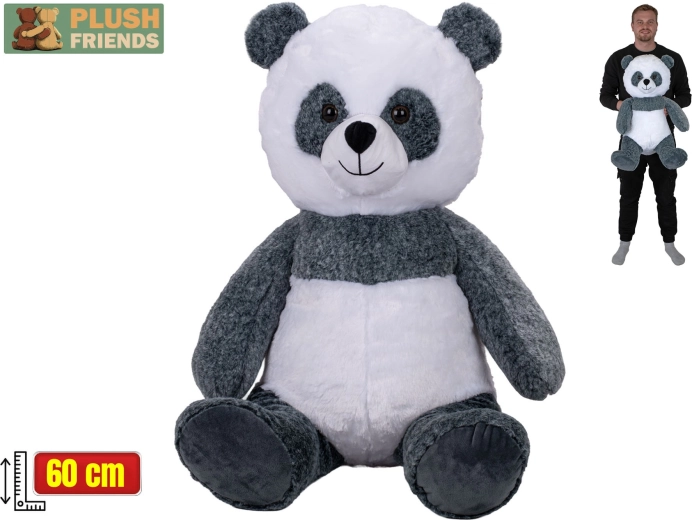 Plush Friends plyšová panda sediaca 60 cm