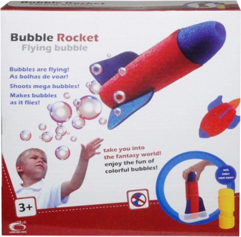 Penená raketa na mydlové bubliny