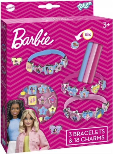 Sada na výrobu náramkov s príveskami BARBIE