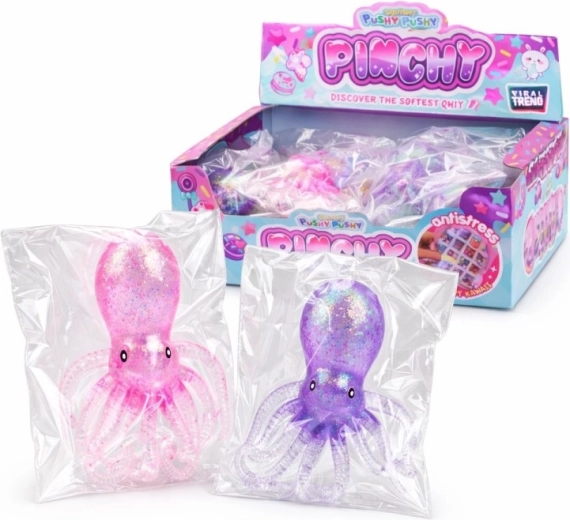 Chobotnica veľká 16 cm gumová hračka