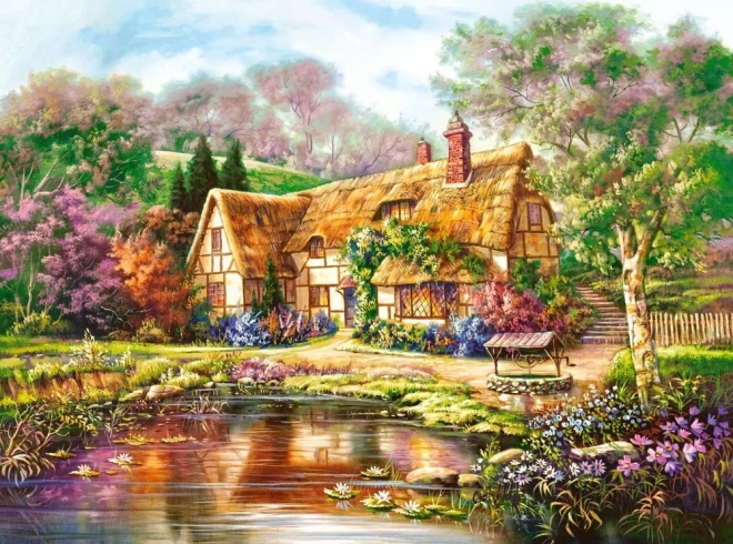 Puzzle 3000 dielikov Súmrak pri Woodgreen Pond
