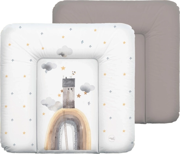 Ceba baby mäkká prebaľovacia podložka Basic Rainbow Home 75 × 72 cm