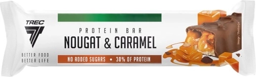 Proteínová tyčinka Trec nugát a karamel 46 g