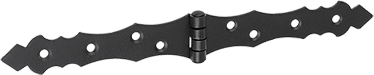 Francúzsky ozdobný záves 250 × 34 × 2 mm čierny