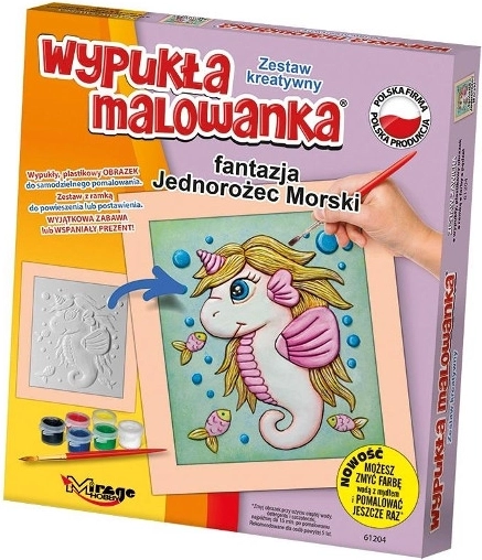 Vystúpené maľovanie Fantázia – narval od Mirage Hobby