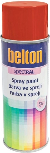 Belton sprejová farba RAL 3020 červená lesklá 400 ml