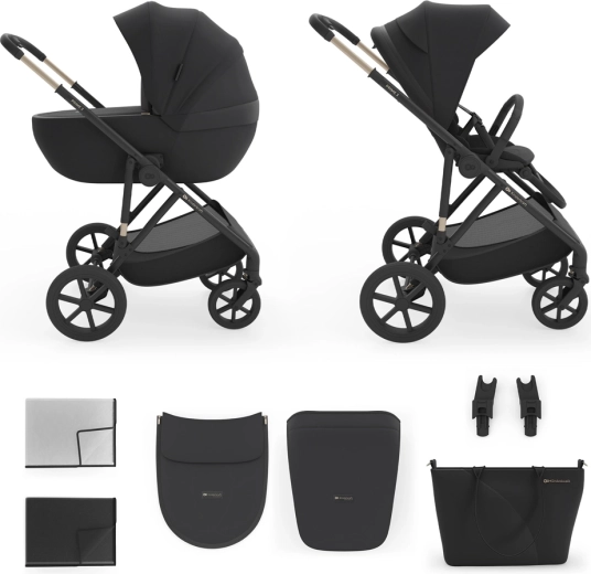 Kinderkraft kombinovaný kočík 2v1 Prime 3 Venezian Black