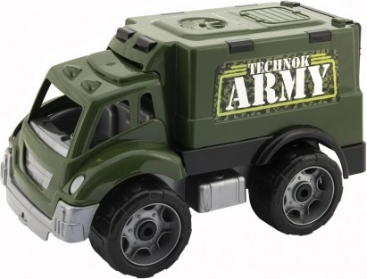 Vojenské plastové auto na voľnobeh 19×18×31 cm