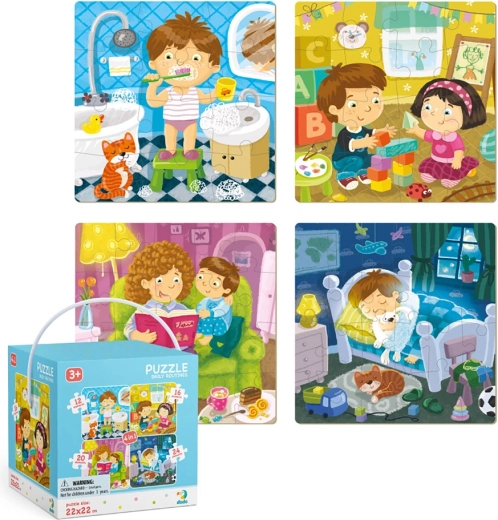 Puzzle 4v1 Môj deň