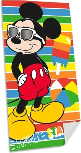 Plážová osuška MICKEY MOUSE 70 × 140 cm