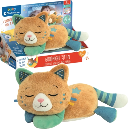 Mručiaca mačka Morfeusz plyšová hračka CLEMENTONI