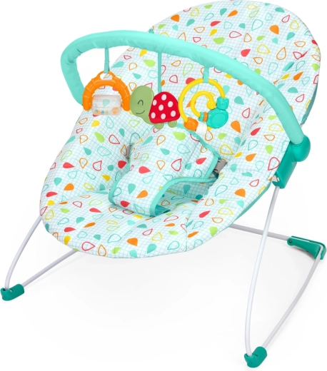 Bright Starts lehátko s hračkami Colorful Confetti Bouncer od narodenia