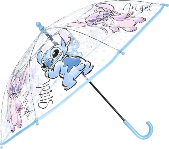 Detský priehľadný dáždnik Disney Lilo & Stitch - 1 kus