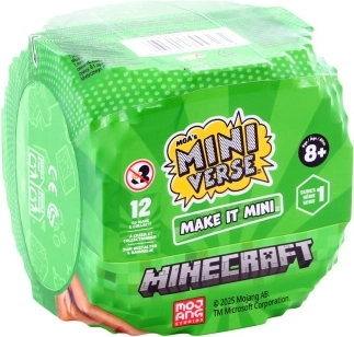 MGA Miniverse – Make It Mini MINECRAFT mini repliky (lepiaci set, prekvapenie)