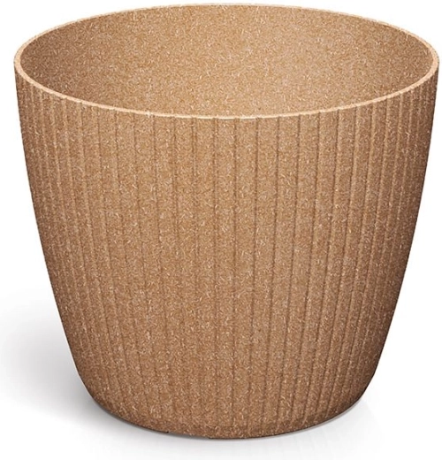 Kvetináč Lamia Eco Wood 17,8 cm naturo