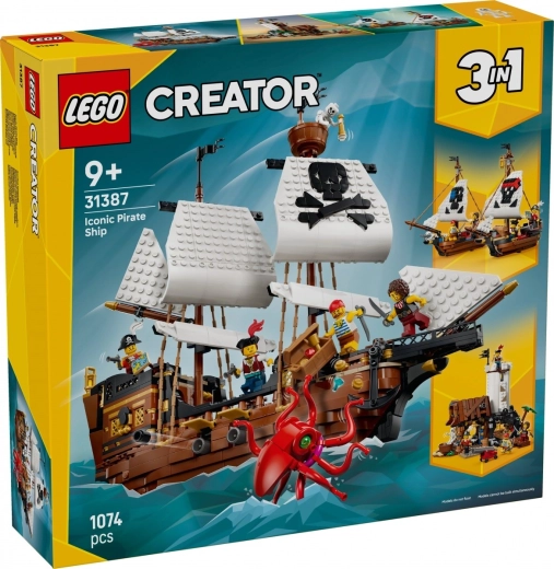 LEGO Creator 3 v 1 legendárna pirátska loď