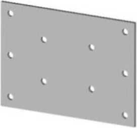 Spojovacia doska 70 × 70 mm pozinkovaná oceľ