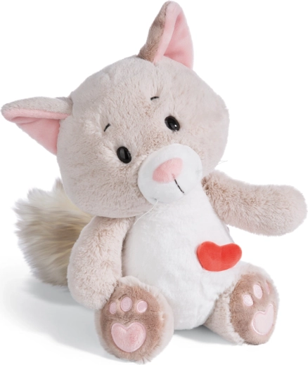 NICI plyšová huňatá mačička Love 25 cm