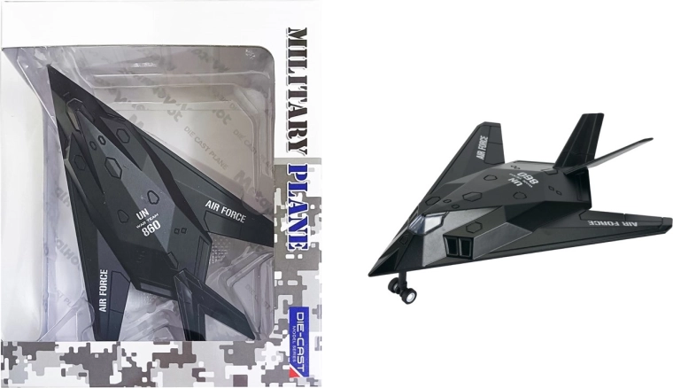 Kovový model stíhačky F117 FIGHTER JET 1:400 so svetlami a zvukmi