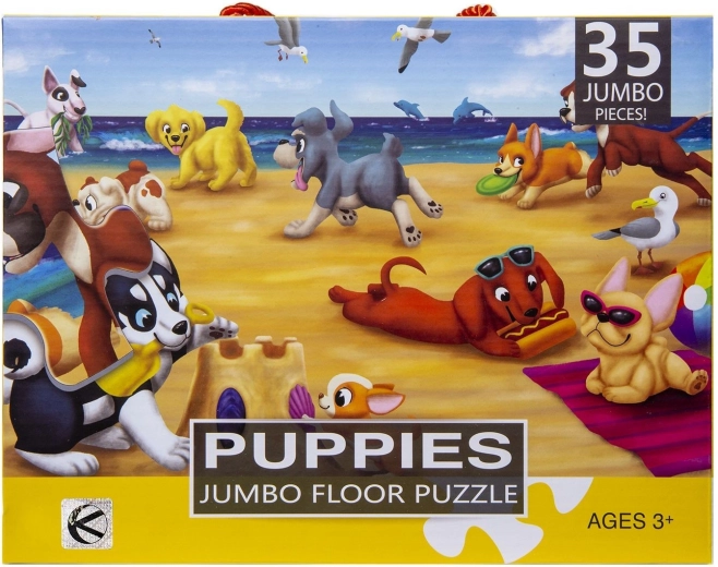 XXL detské puzzle šteniatka 35 dielikov - 1 kus