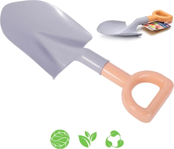 detská lopatka na piesok 33 cm WOOPIE GREEN z organického biologicky rozložiteľného materiálu