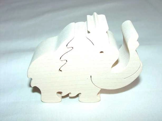 Fauna drevené zvieratko mamut