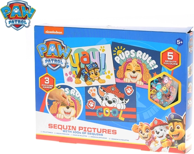 Mozaiková sada PAW PATROL – trblietavé obrázky pre deti