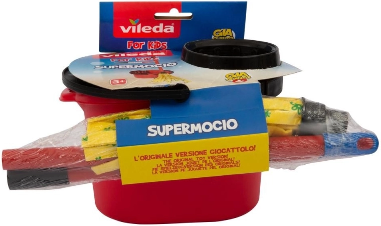 Vedro s mopom Vileda Turbo – sada s rotačným žmýkaním