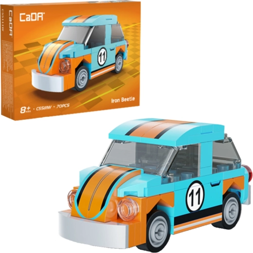 CaDA stavebnica auto Iron Beetle 70 dielikov