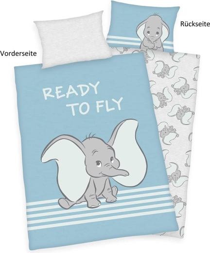Disney Dumbo obojstranné detské obliečky 100 × 135 cm + 40 × 60 cm