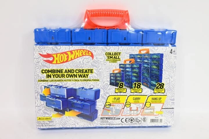 Hot Wheels modulárny kufrík na autíčka (28 priehradiek)